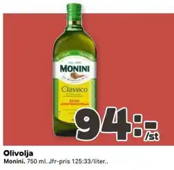 Coop Olivolja Monini erbjuda