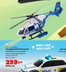 Lekia POLISHELIKOPTER 36 CM erbjuda