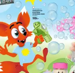 Lekia WIND&WATER ELEKTRISK SÅPBUBBEL DINO erbjuda