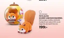 Lekia PETS ALIVE SCURRY AND RUN SQUIRREL erbjuda