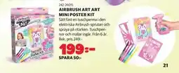 Lekia AIRBRUSH ART ART MINI POSTER KIT erbjuda
