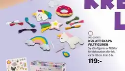 Lekia KUL ATT SKAPA FILTFIGURER erbjuda