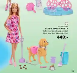 Lekia BARBIE WALK & POTTY erbjuda