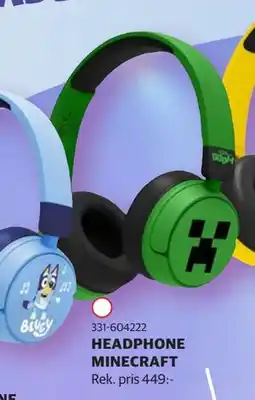 Lekia HEADPHONE MINECRAFT erbjuda