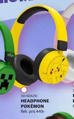 Lekia HEADPHONE POKÉMON erbjuda