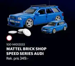 Lekia MATTEL BRICK SHOP SPEED SERIES AUDI erbjuda