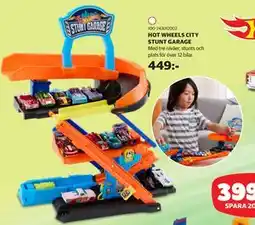 Lekia HOT WHEELS CITY STUNT GARAGE erbjuda