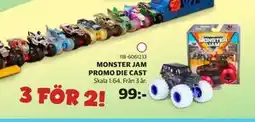 Lekia MONSTER JAM PROMO DIE CAST erbjuda