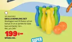 Lekia SKILLS BOWLING SET erbjuda