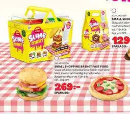 Lekia SMALL SHOPPING BASKET FAST FOOD erbjuda