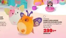 Lekia GABBY’S DOLLHOUSE HAMSTER FEATURE PLUSH erbjuda
