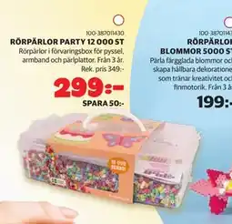 Lekia RÖRPÄRLOR PARTY 12 000 ST erbjuda