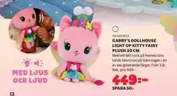 Lekia GABBY’S DOLLHOUSE LIGHT UP KITTY FAIRY PLUSH 30 CM erbjuda