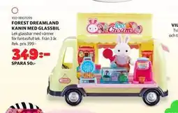 Lekia FOREST DREAMLAND KANIN MED GLASSBIL erbjuda
