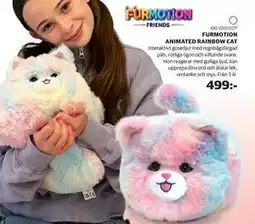 Lekia FURMOTION ANIMATED RAINBOW CAT erbjuda