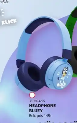 Lekia HEADPHONE BLUEY erbjuda
