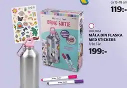 Lekia MÅLA DIN FLASKA MED STICKERS erbjuda