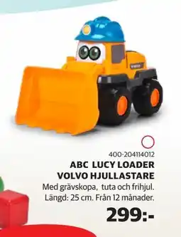 Lekia ABC LUCY LOADER VOLVO HJULLASTARE erbjuda