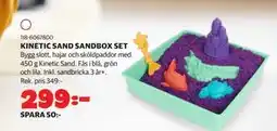 Lekia KINETIC SAND SANDBOX SET erbjuda