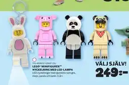 Lekia LEGO MINIFIGURER NYCKELRING MED LED-LAMPA erbjuda