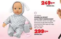 Lekia HUMBLE & HEART ALVA FIRST WORDS BABY erbjuda