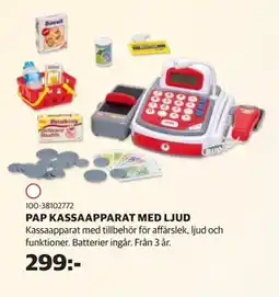 Lekia PAP KASSAAPPARAT MED LJUD erbjuda