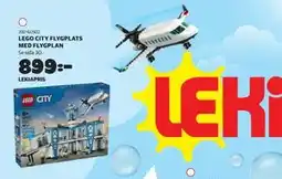 Lekia LEGO CITY FLYGPLATS MED FLYGPLAN erbjuda