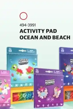 Lekia ACTIVITY PAD OCEAN AND BEACH erbjuda