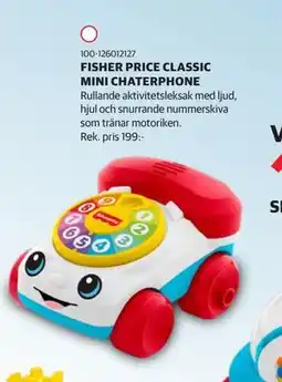 Lekia FISHER PRICE CLASSIC MINI CHATERPHONE erbjuda