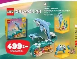 Lekia LEGO CREATOR HAVSDJUR: VACKRA DELFINER erbjuda
