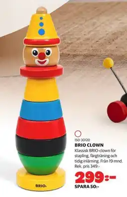 Lekia BRIO CLOWN erbjuda