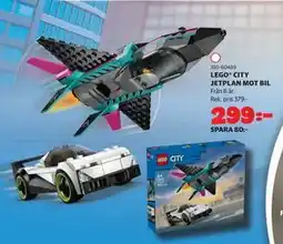 Lekia LEGO CITY JETPLAN MOT BIL erbjuda