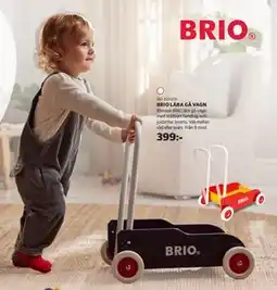 Lekia BRIO LÄRA GÅ VAGN erbjuda