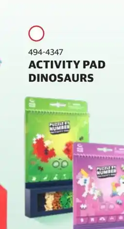 Lekia ACTIVITY PAD DINOSAURS erbjuda