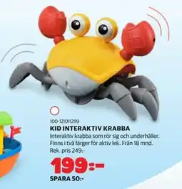 Lekia KID INTERAKTIV KRABBA erbjuda
