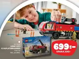 Lekia LEGO CITY FLYGPLATSBRANDBIL erbjuda