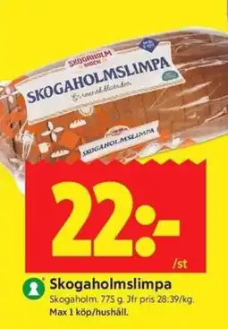 ICA Kvantum Skogaholm Skogaholmslimpa erbjuda