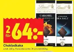 ICA Kvantum Lindt Chokladkaka erbjuda