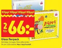 ICA Kvantum SIA Glass flerpack erbjuda
