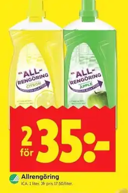 ICA Kvantum ICA Allrengöring erbjuda