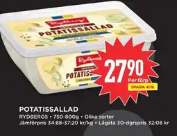 Willys RYDBERGS Potatissallad erbjuda