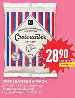 Willys Garant Croissanter 6-pack erbjuda