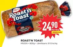 Willys Pågen Roast'n toast erbjuda