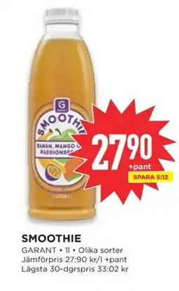 Willys Garant Smoothie erbjuda