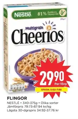 Willys Nestlé Flingor erbjuda
