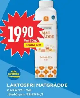 Willys Garant Laktosfri matgrädde erbjuda