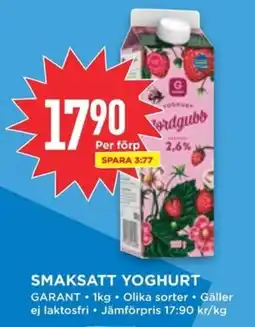 Willys Garant Smaksatt yoghurt erbjuda