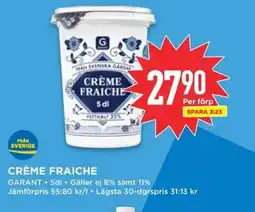 Willys Garant Crème fraiche erbjuda