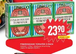 Willys Garant Finkrossade tomater 3-pack erbjuda