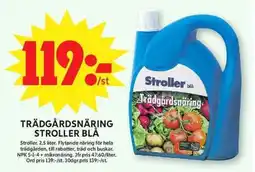 ICA Maxi Trädgårdsnäring Stroller blå erbjuda